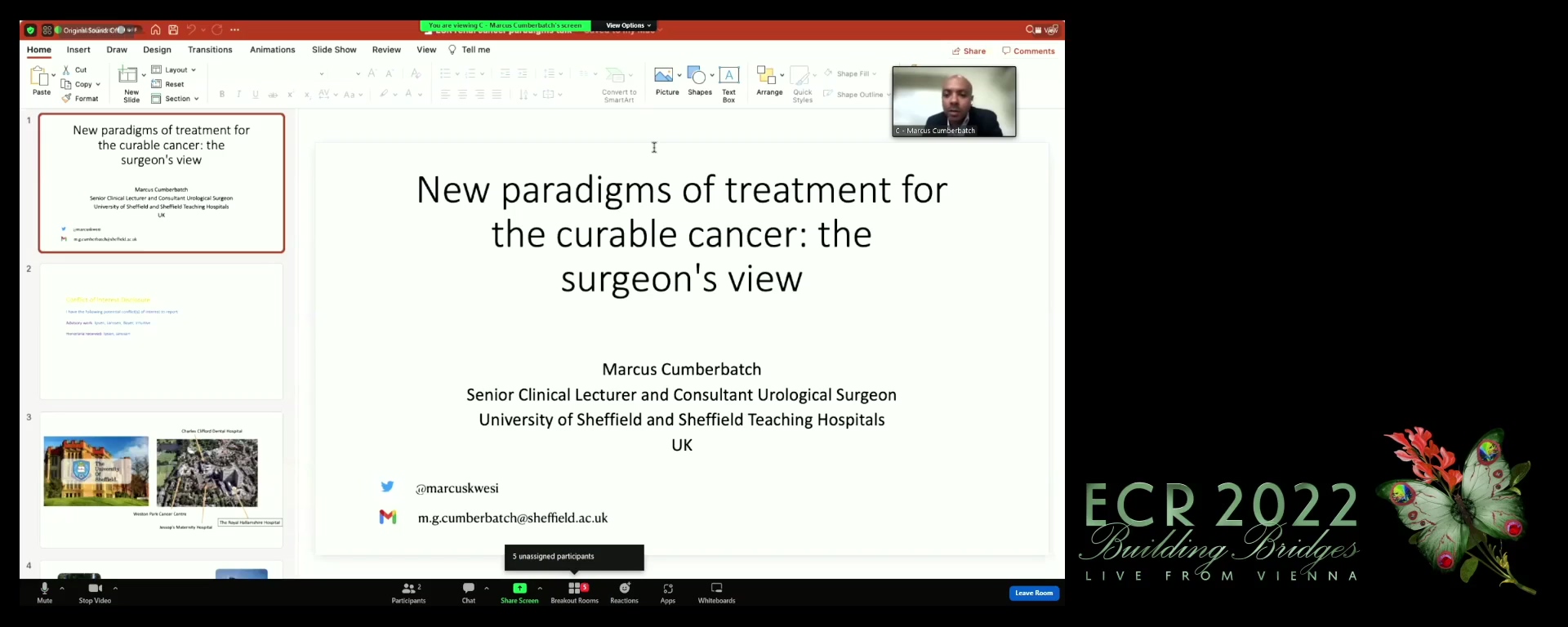New paradigms of treatment for the curable cancer: the surgeon's view - Marcus Cumberbatch, Sheffield / UK