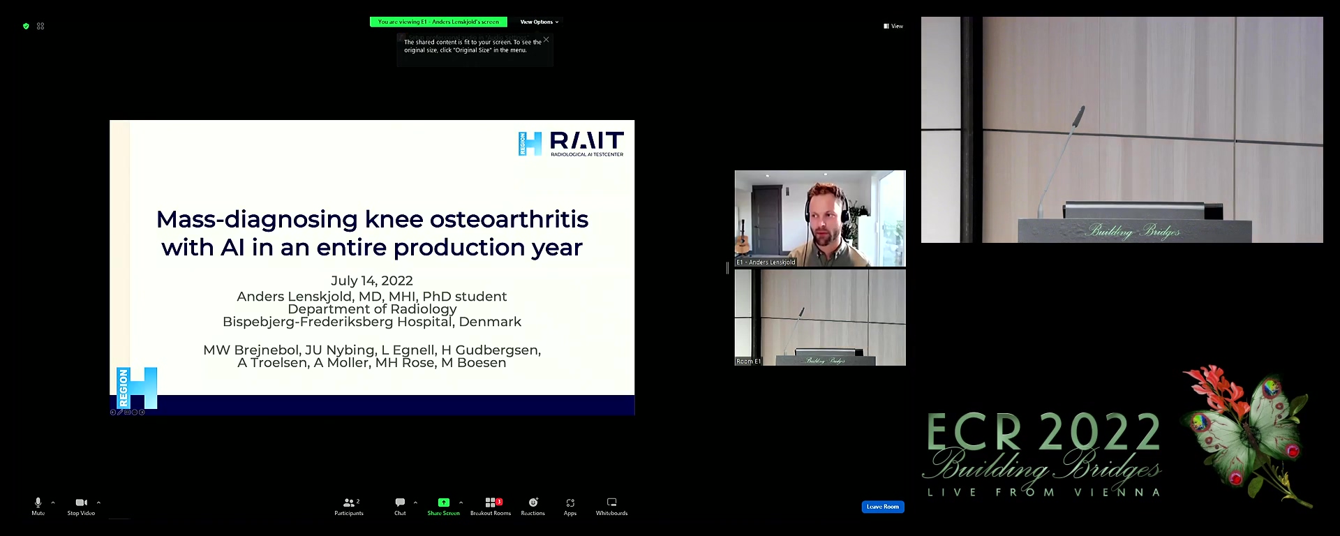 Mass-diagnosing knee osteoarthritis with AI in an entire production year