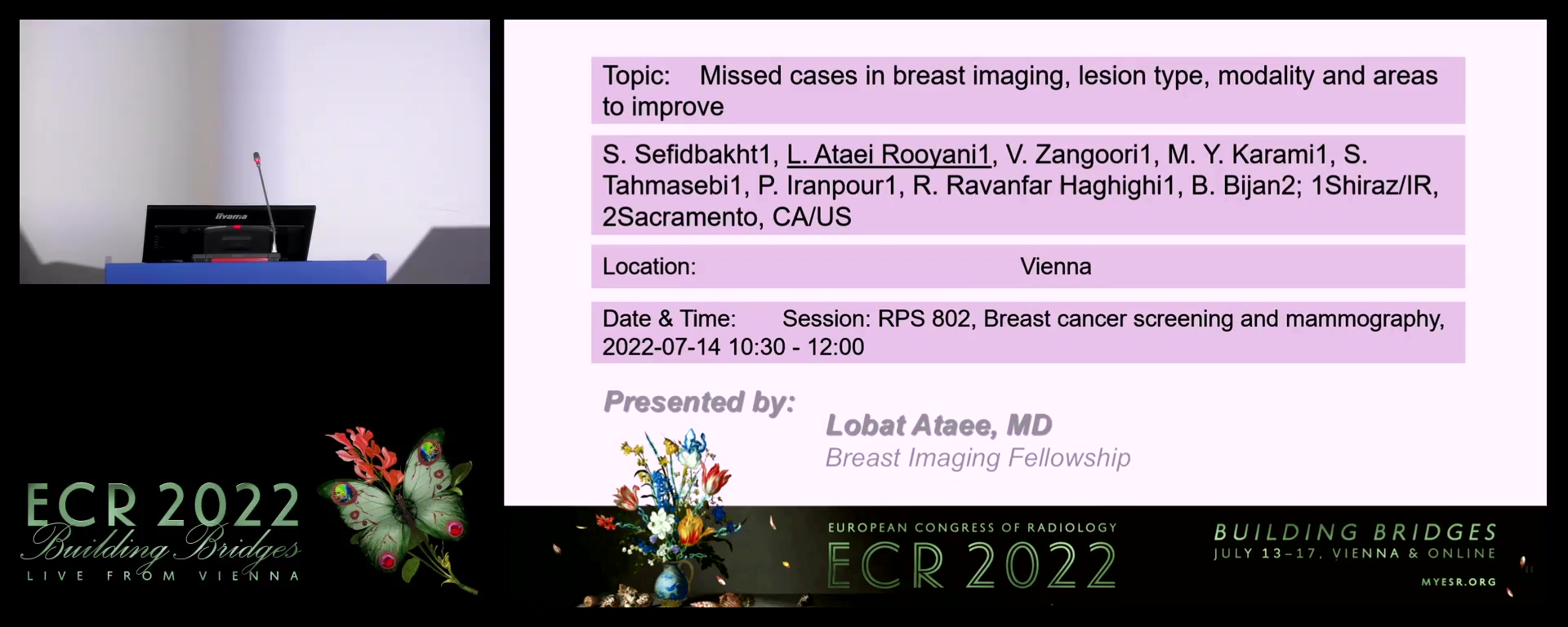 Missed cases in breast imaging, lesion type, modality and areas to improve