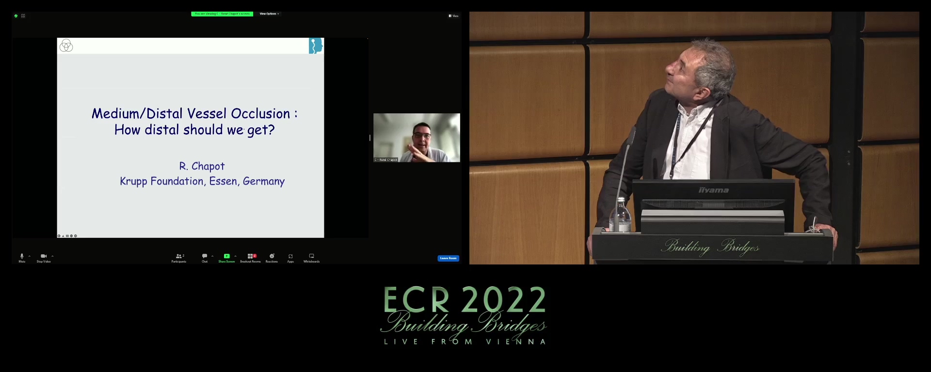 Medium vessel occlusions; how distal should we go? The interventional radiologist's perspective