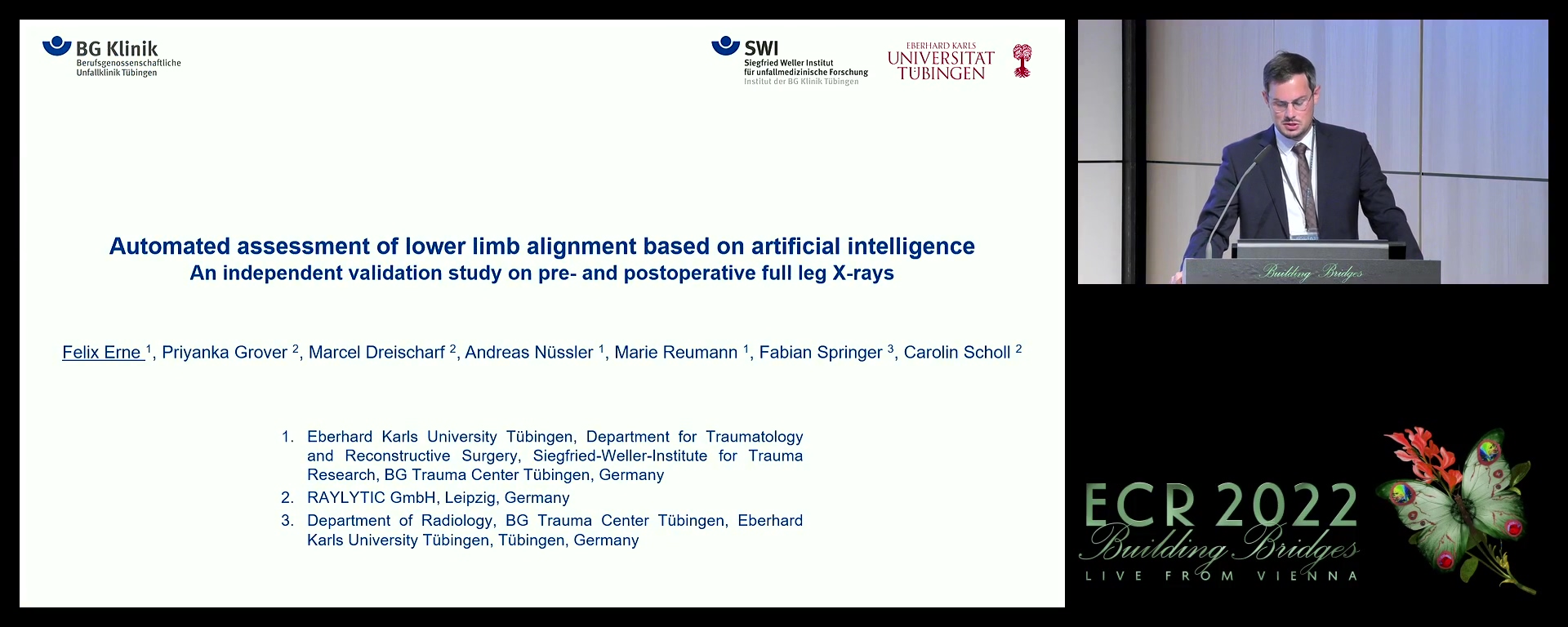 Automated assessment of lower limb alignment based on artificial intelligence: An independent validation study on pre- and postoperative full leg X-rays