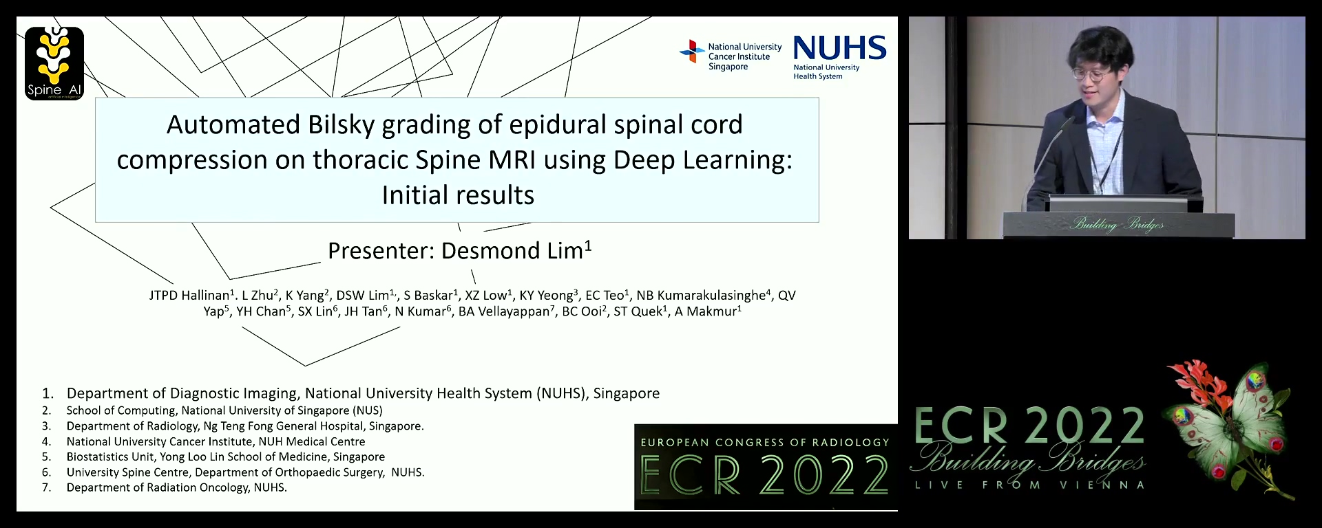 Automated Bilsky grading of epidural spinal cord compression on thoracic spine MRI using deep learning: initial results.