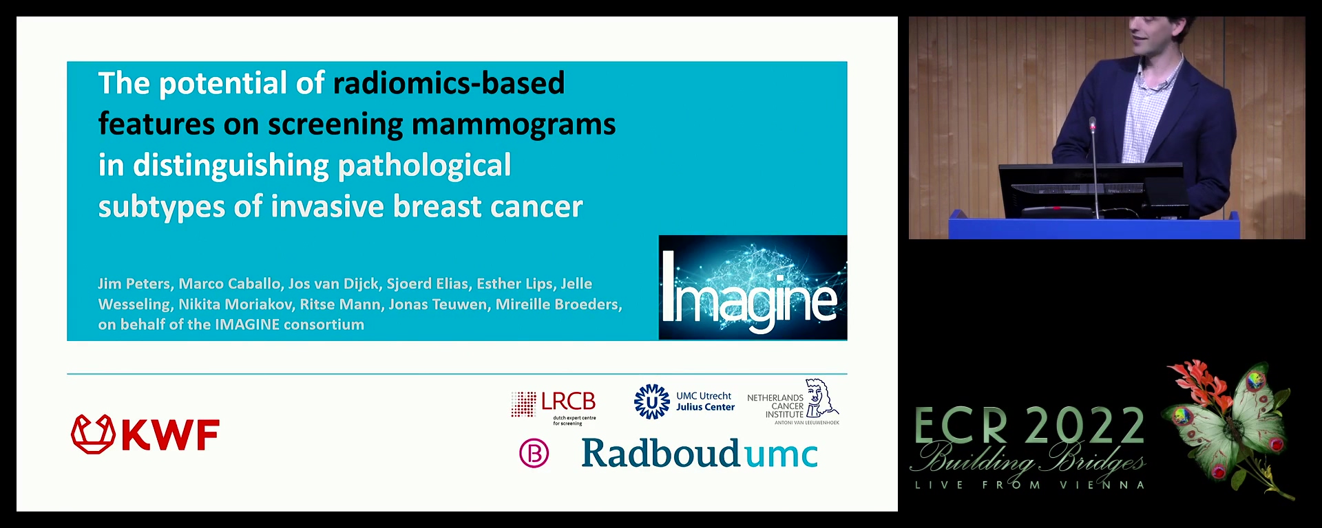 The potential of radiomics-based features on screening mammograms in distinguishing molecular subtypes of invasive breast cancer