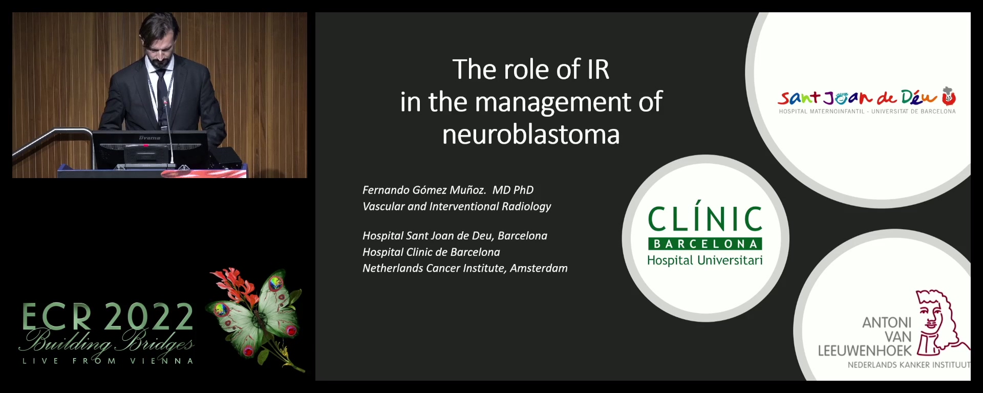 Interventional radiology in treatment of neuroblastoma: the interventional radiologist's perspective - Fernando Gómez Muñoz, Barcelona / ES