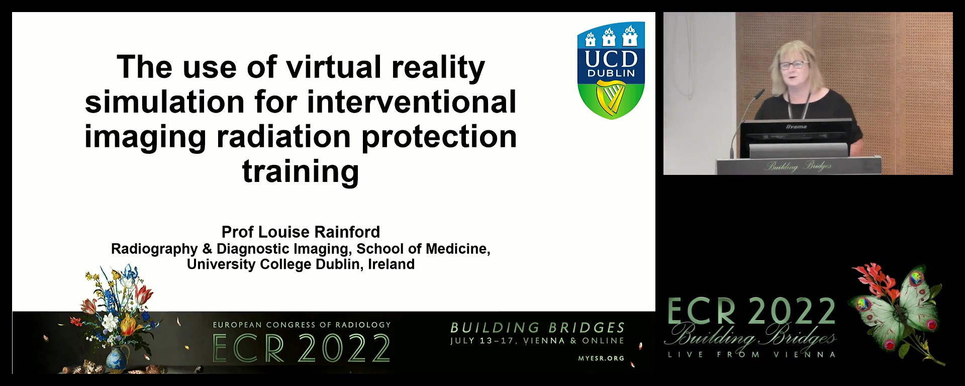 The use of virtual reality simulation for interventional imaging radiation protection training