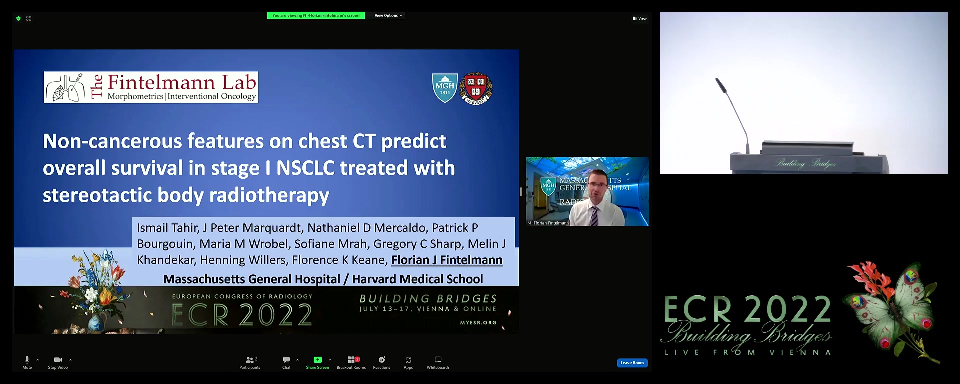 Non-cancerous features on chest computed tomography predict overall survival in stage I non-small cell lung cancer (NSCLC) treated with stereotactic body radiotherapy (SBRT)