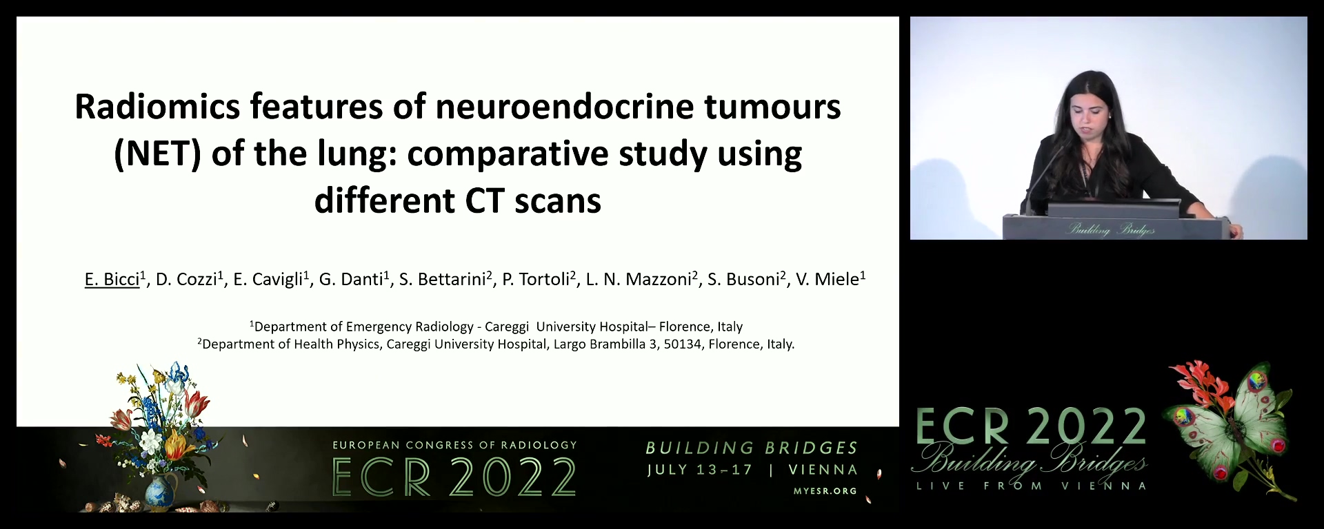 Radiomics features of neuroendocrine tumours (NET) of the lung: comparative study using different CT scans