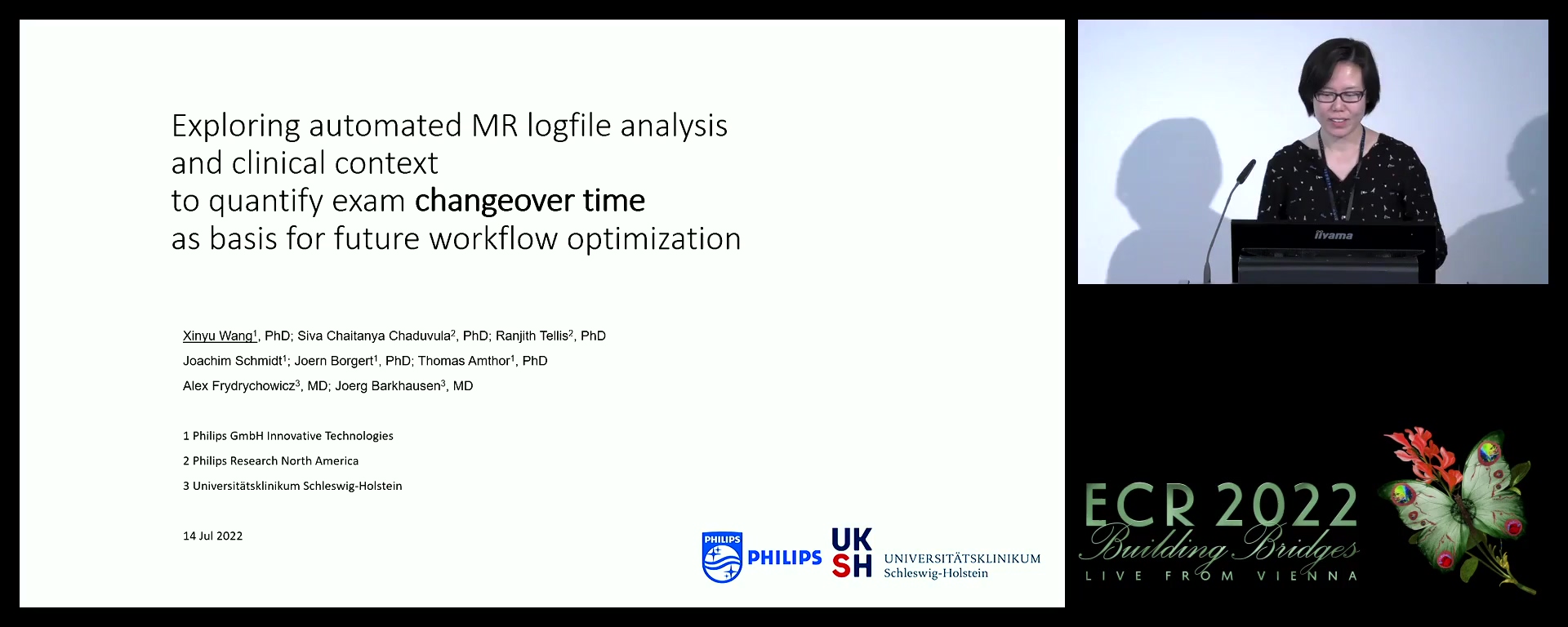 Exploring automated MR logfile analysis and clinical context to quantify exam changeover time as basis for future workflow optimisation