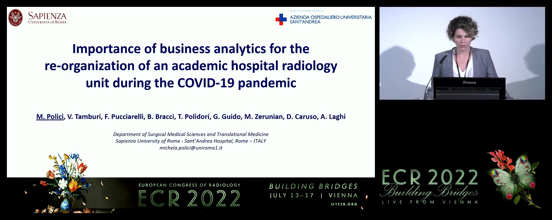 Importance of business analytics for the re-organization of an academic hospital radiology unit during the COVID-19 pandemic