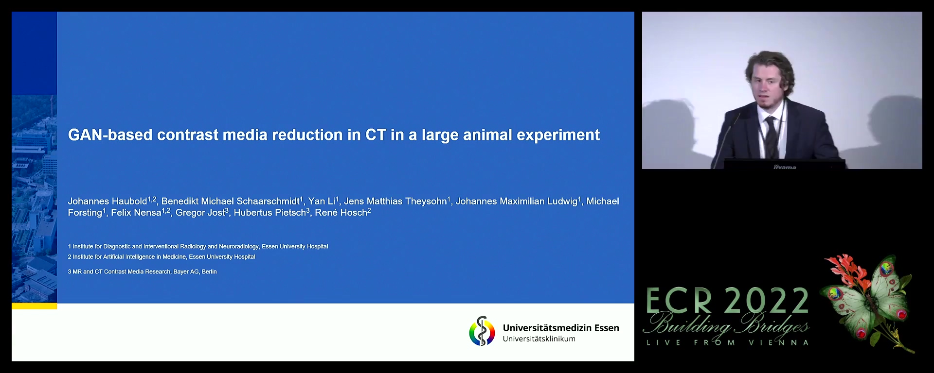 Contrast media reduction in CT with deep learning utilising a generative adversarial network in an experimental animal study
