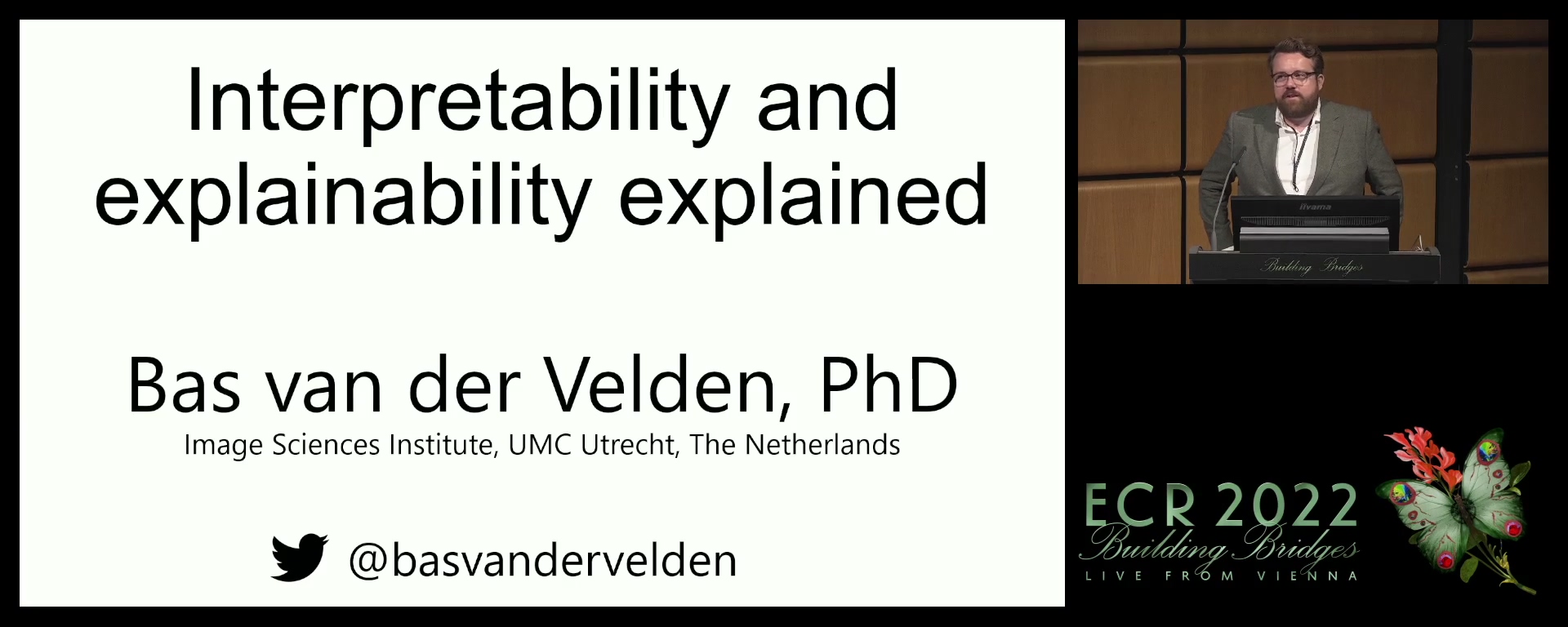 Interpretability and explainability explained - Bas H.M. van der Velden, Utrecht / NL