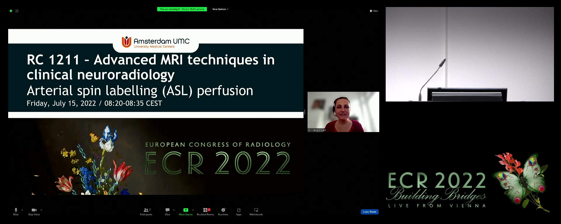 Arterial spin labelling (ASL) perfusion - Vera C. Keil, Amsterdam / NL