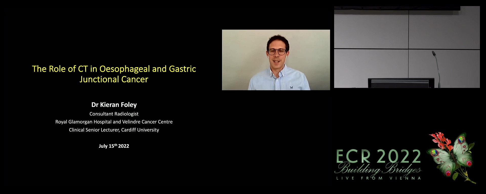 The role of CT in oesophageal and gastric junctional cancer - Kieran Foley, Llantrisant / UK