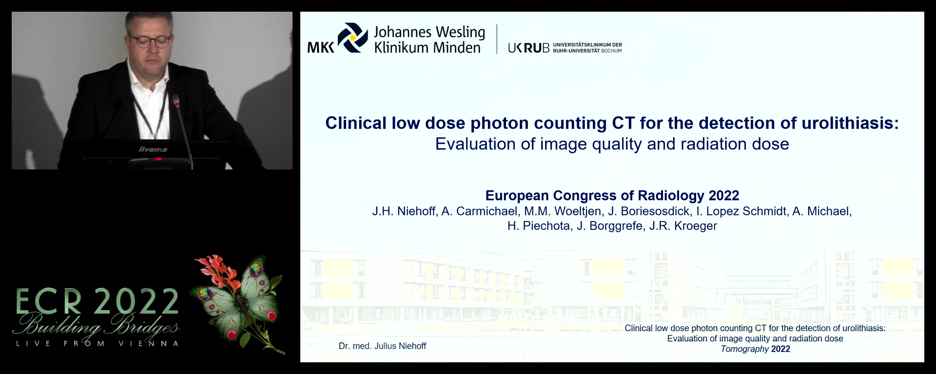 Clinical low dose photon counting CT for the detection of urolithiasis: evaluation of image quality and radiation dose