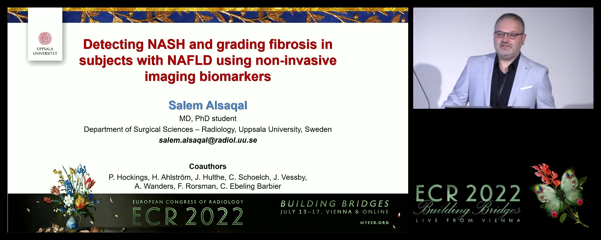 Detecting NASH and grading fibrosis in subjects with NAFLD using non-invasive imaging biomarkers - Salem Alsaqal, Uppsala / SE