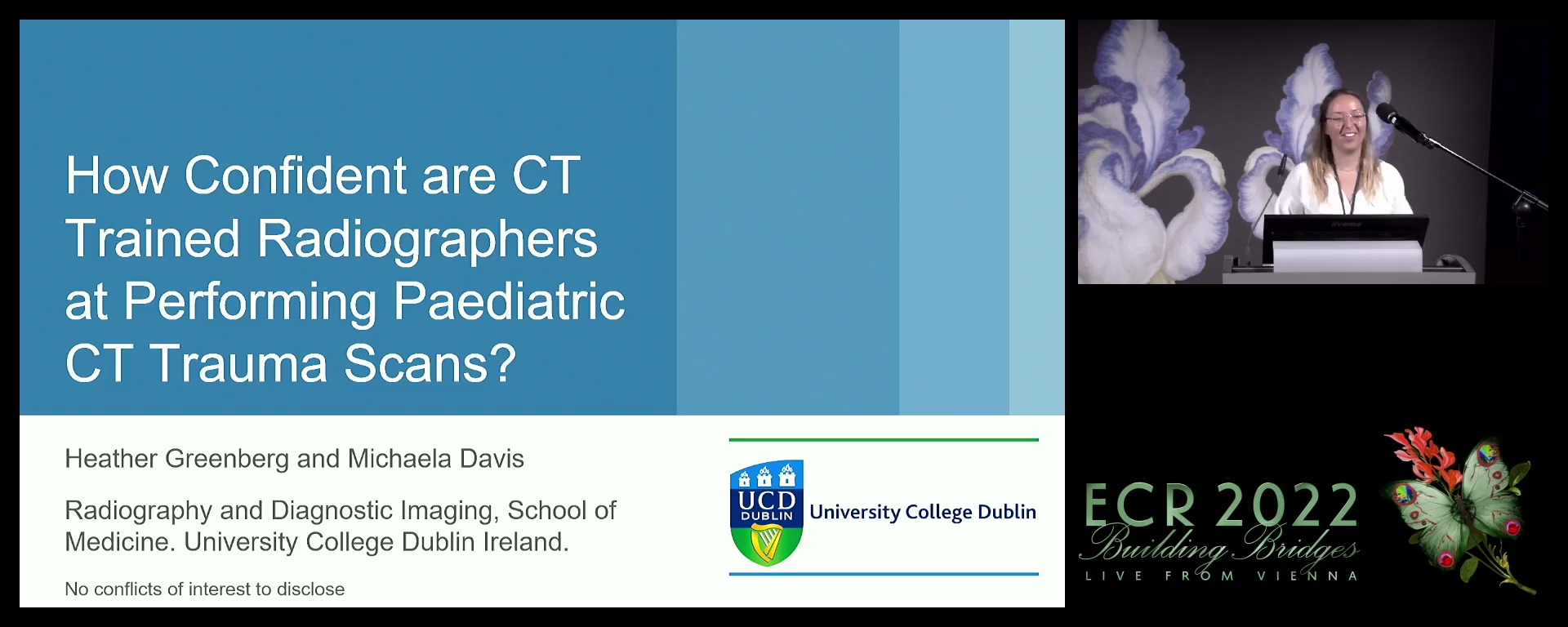 A study to investigate how confident CT trained radiographers are at performing paediatric CT trauma scans - Heather Greenberg, CARDIFF / UK