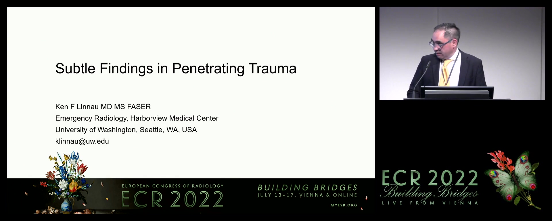 Subtle injuries in penetrating trauma - Ken Linnau, Seattle, WA / US