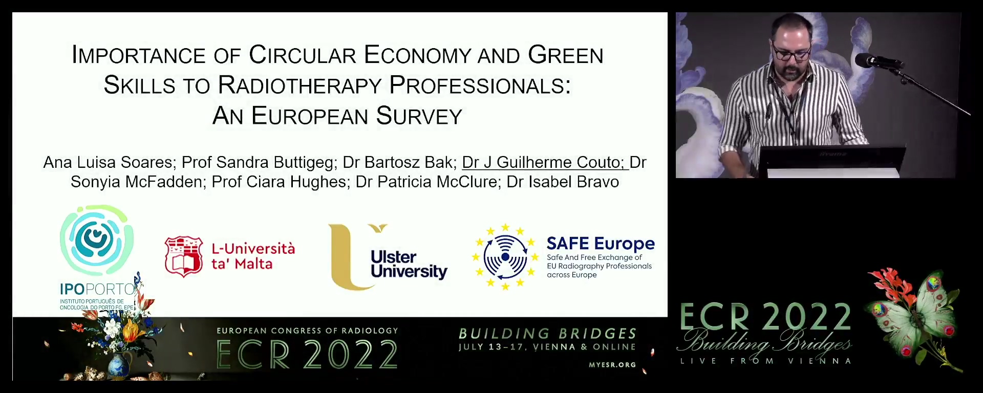 Importance of circular economy and green skills to radiation therapists: a European Union (EU) survey - Jose Guilherme Couto, Msida / MT