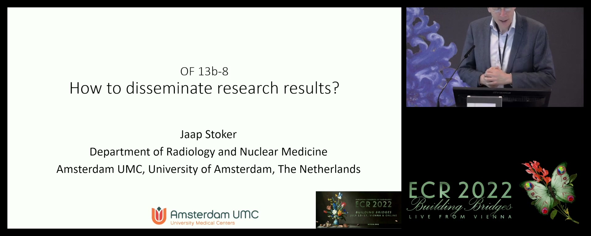 How to disseminate research results? - Jaap Stoker, Amsterdam / NL