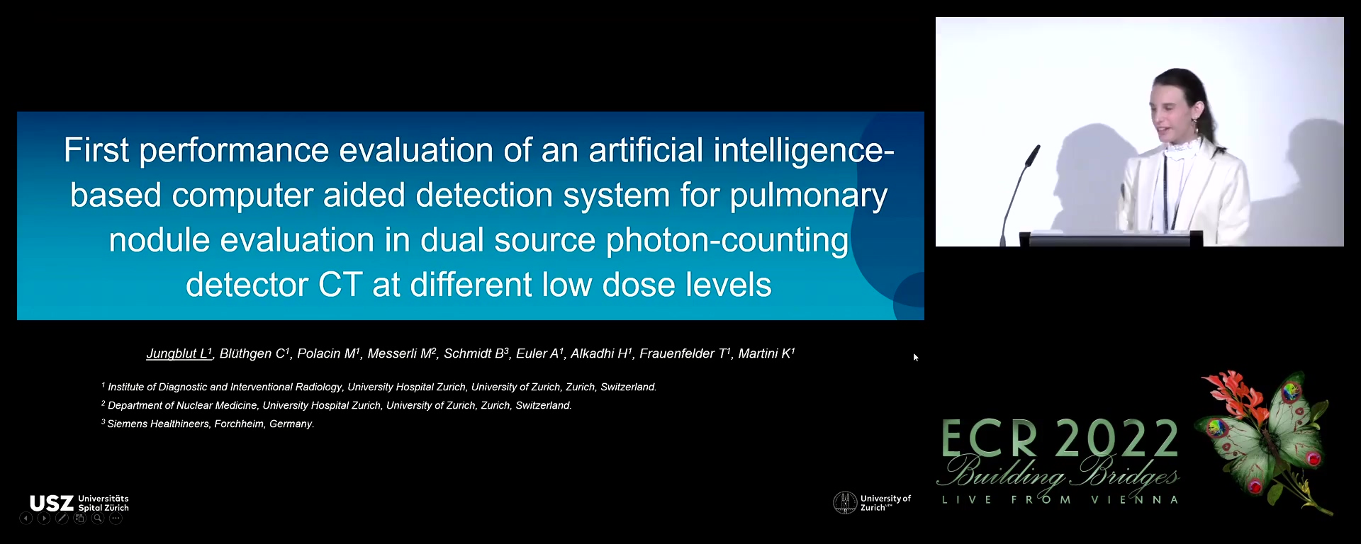 First performance evaluation of an artificial intelligence-based computer aided detection system for pulmonary nodule evaluation in dual source photon-counting detector CT at different low dose levels