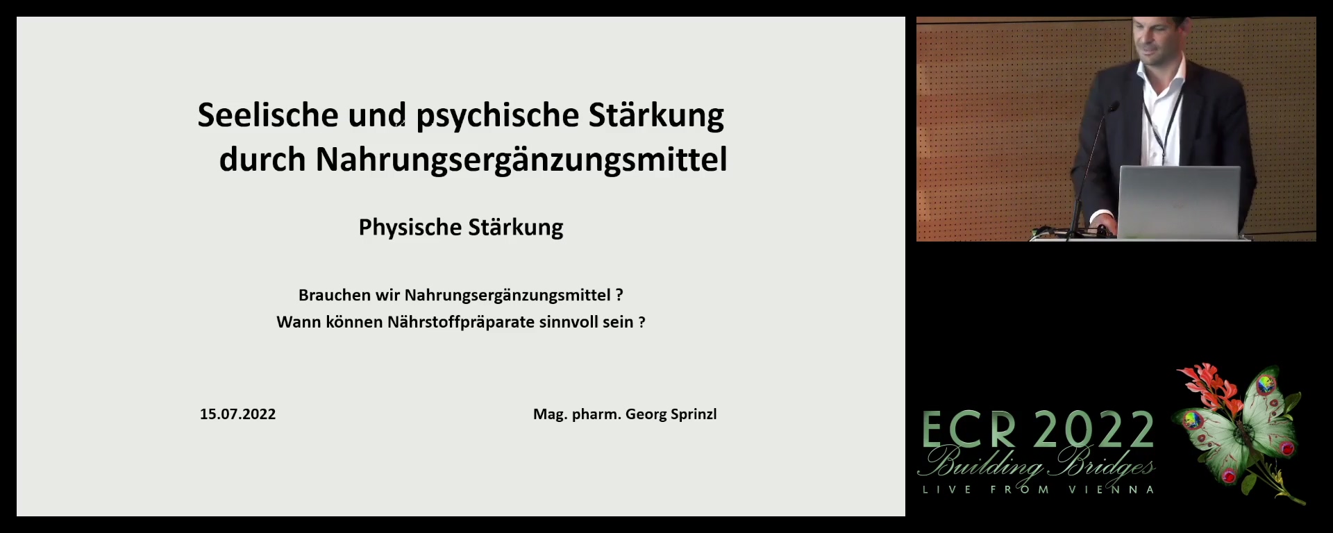 Seelische und psychische Stärkung durch Nahrungsergänzungsmittel - Georg Sprinzl, Vienna / AT