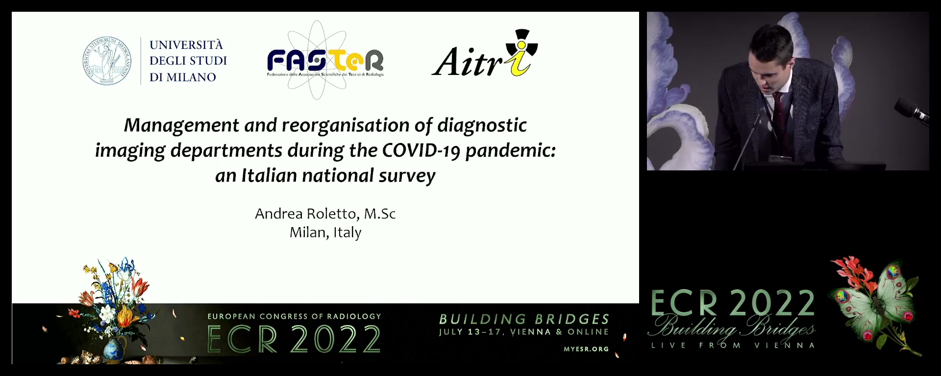 Management and reorganisation of diagnostic imaging departments during the COVID-19 pandemic: an Italian national survey - Andrea Roletto, Milan / IT