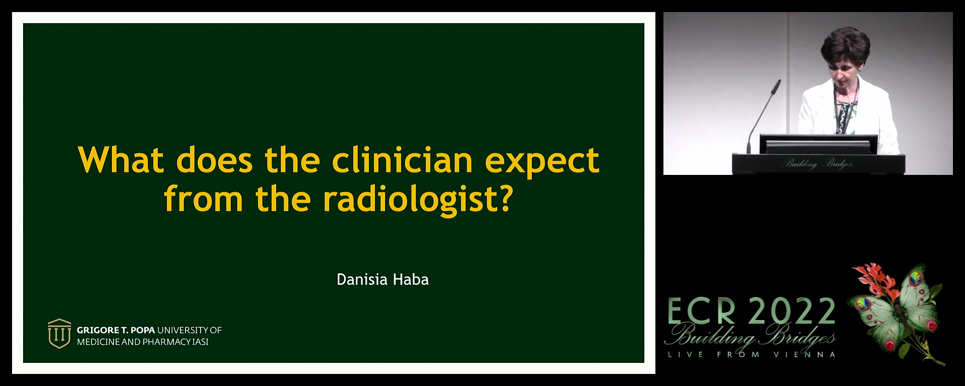What does the clinician expect from the radiologist? - Danisia Haba, Iasi / RO
