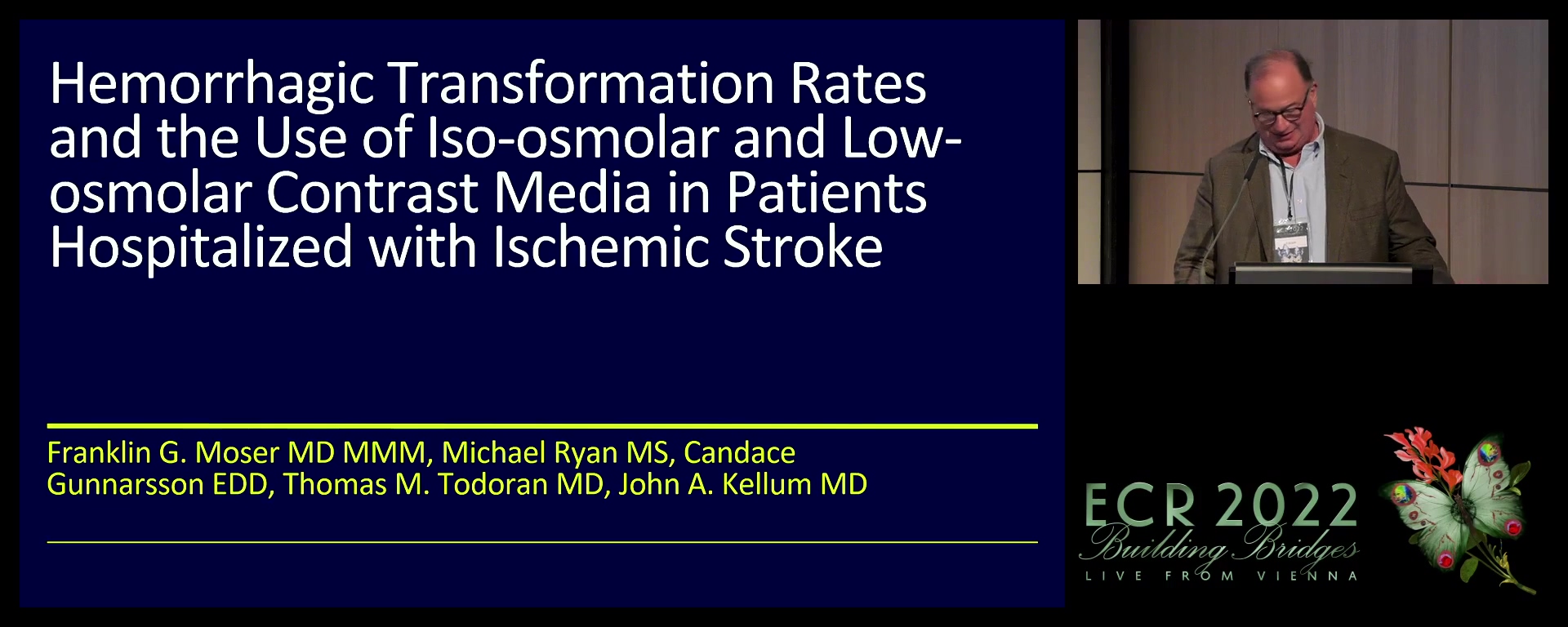 Haemorrhagic transformation rates following contrast media administration in patients hospitalised with ischaemic stroke