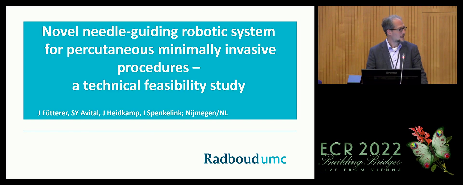 Novel needle-guiding robotic system for percutaneous minimally invasive procedures: a technical feasibility study - Jurgen J. Futterer, Nijmegen / NL