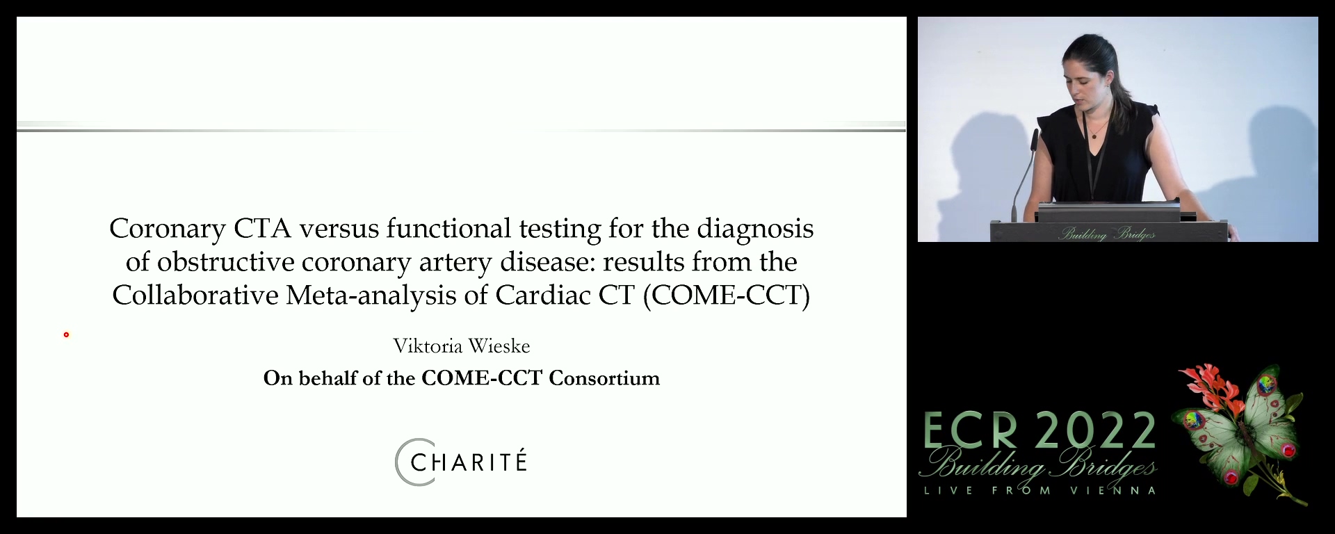 Coronary CTA versus functional testing for the diagnosis of obstructive coronary artery disease: results from the collaborative meta-analysis of Cardiac CT (COME-CCT) - Viktoria Wieske, Berlin / DE
