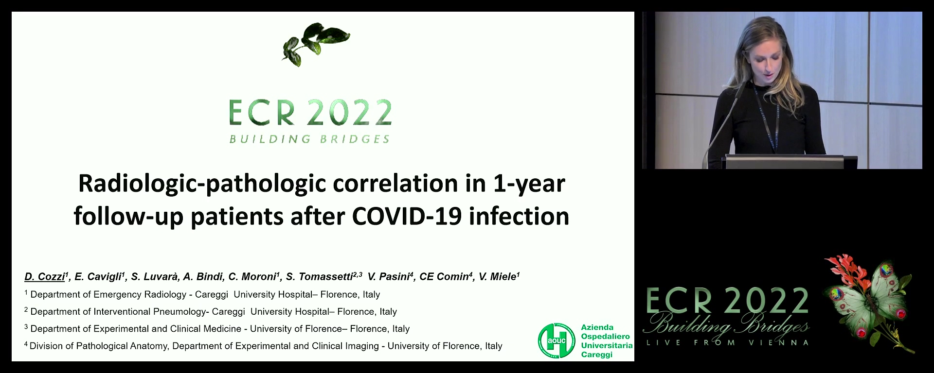 Radiologic-pathologic correlation in 1-year follow-up patients after COVID-19 infection