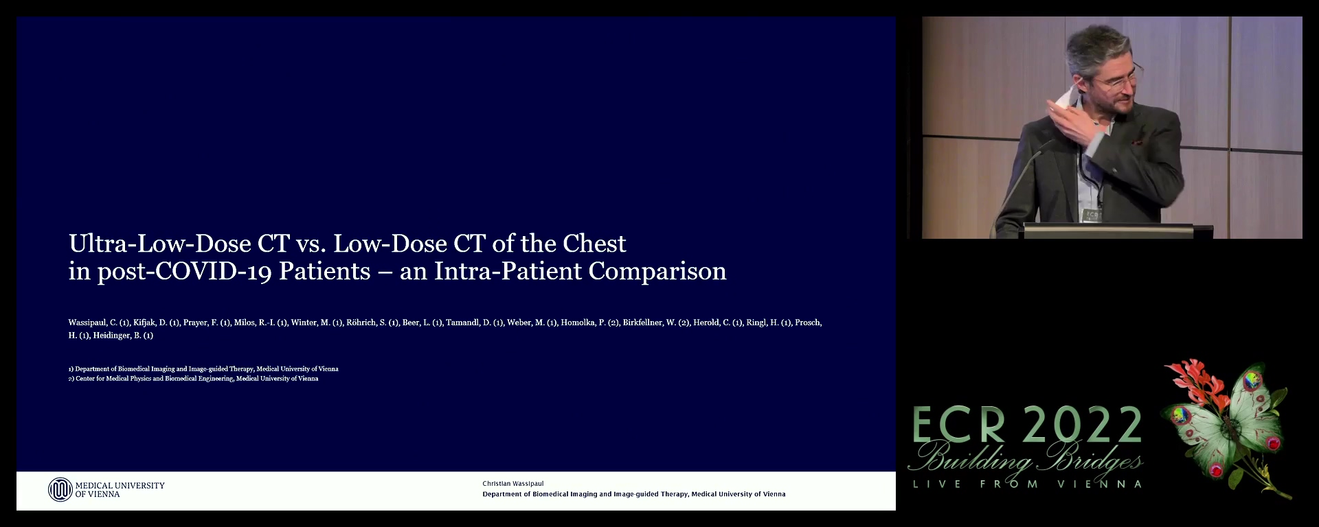 Ultra-low-dose CT (ULDCT) vs low-dose CT (LDCT) of the chest in post-COVID-19 patients: an intrapatient comparison