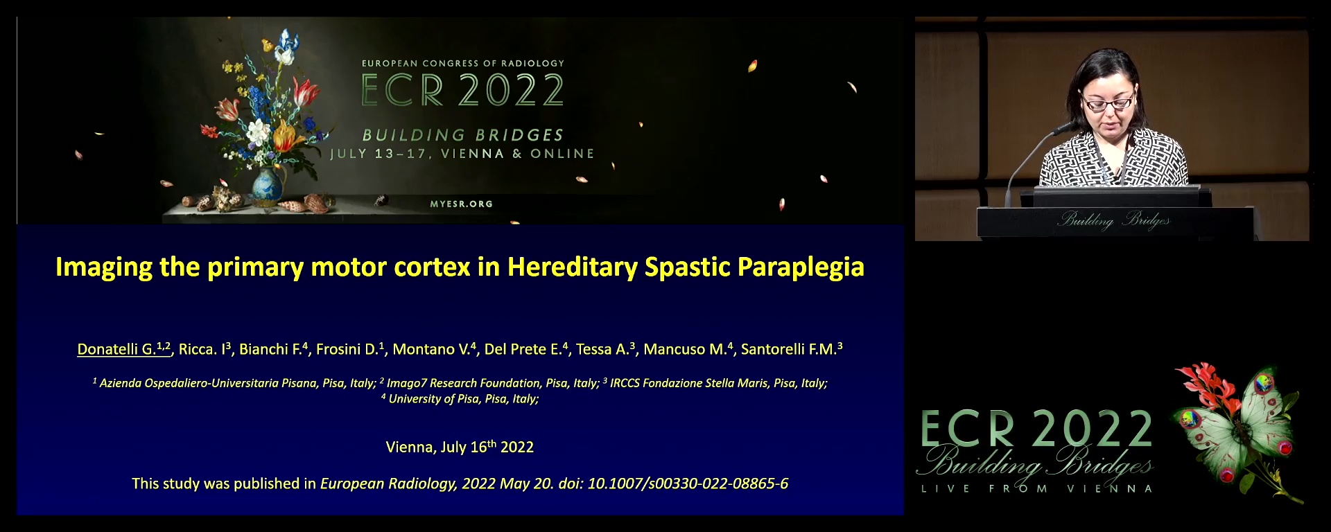 Imaging the primary motor cortex in hereditary spastic paraplegia