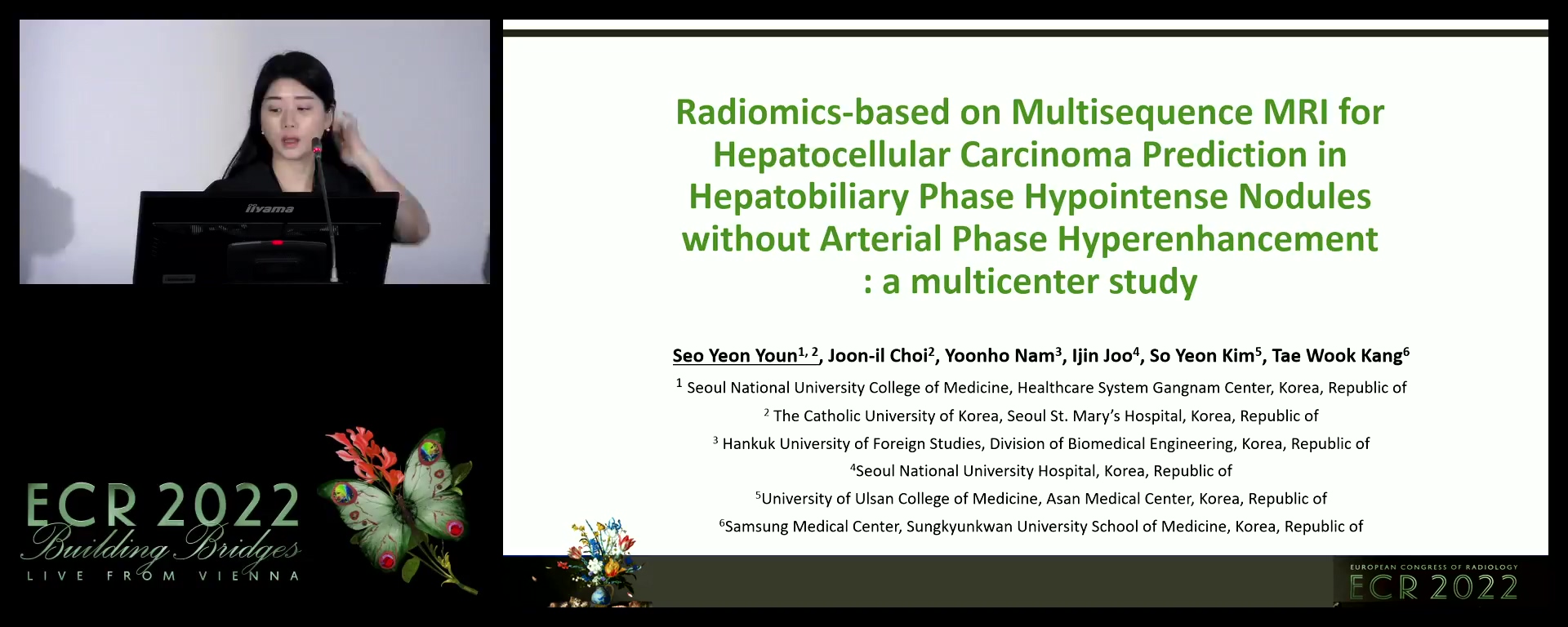 Radiomics-based on multisequence MRI for hepatocellular carcinoma prediction in hepatobiliary phase hypointense nodules without arterial phase hyperenhancement: a multicentre study - Seo Yeon Youn, Seoul / KR