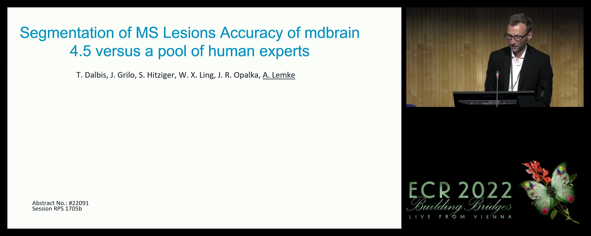 Segmentation of MS lesions: accuracy of mdbrain 4.5 versus a pool of human experts