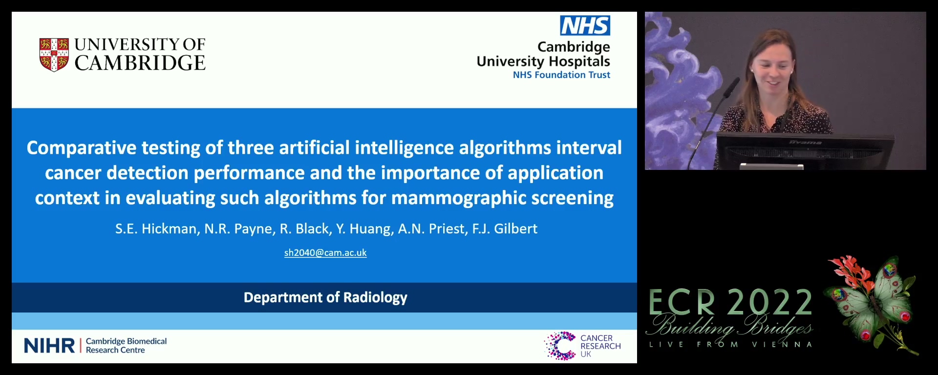 Comparative testing of three artificial intelligence algorithms interval cancer detection performance and the importance of application context in evaluating such algorithms for mammographic screening