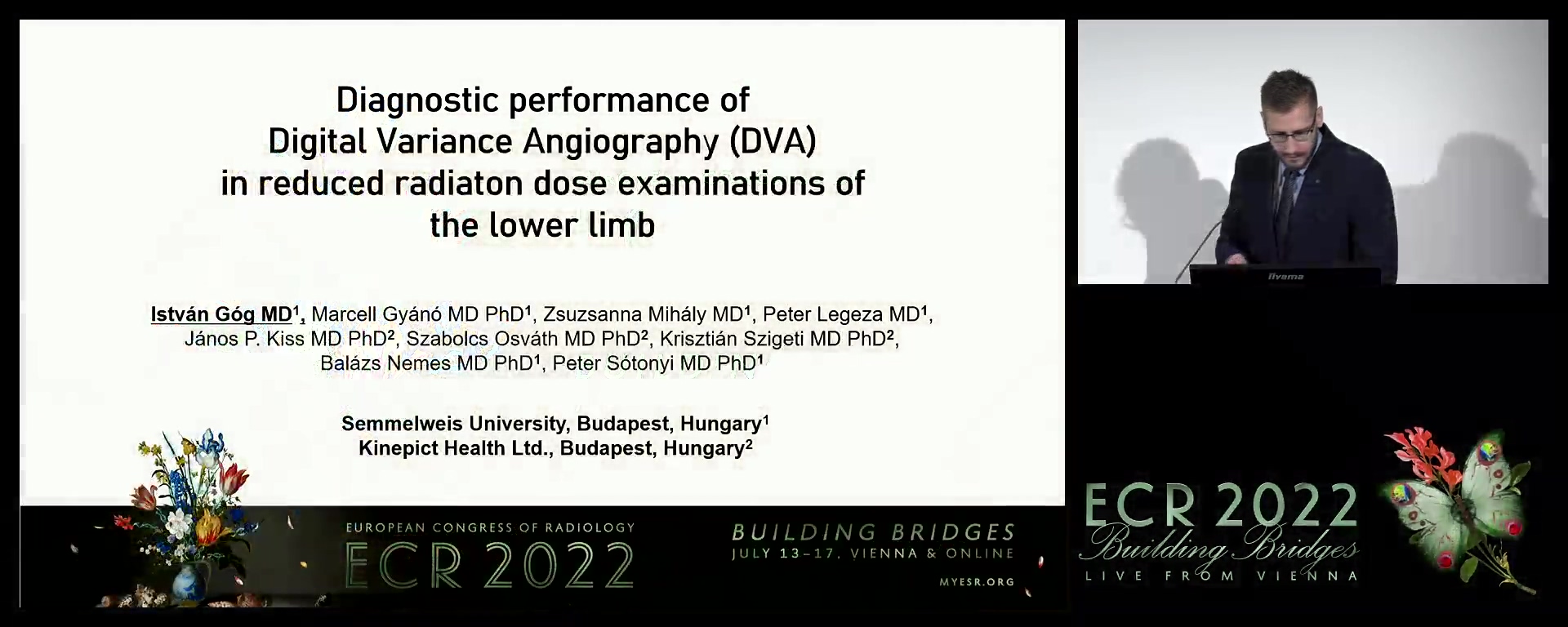 Diagnostic performance of digital variance angiography in reduced radiation lower limb examinations - István Góg, Budapest / HU