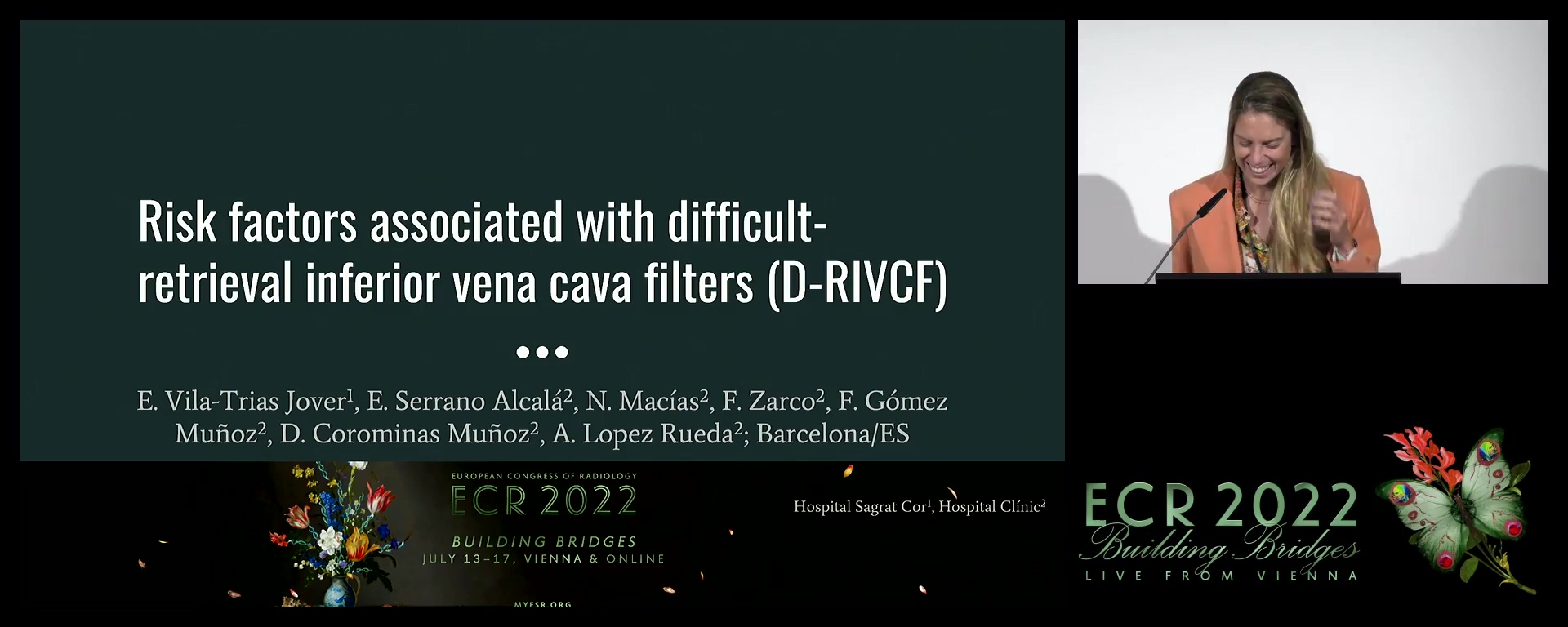 Risk factors associated with difficult-retrieval inferior vena cava filters (D-RIVCF) - Elisabet Vila-Trias Jover, Barcelona / ES