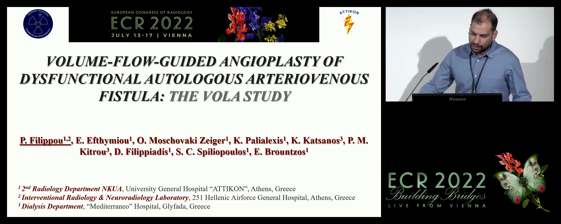 Volume-flow-guided angioplasty of dysfunctional autologous arteriovenous fistula: the VOLA Study - Panagiotis Filippou, Athens / GR