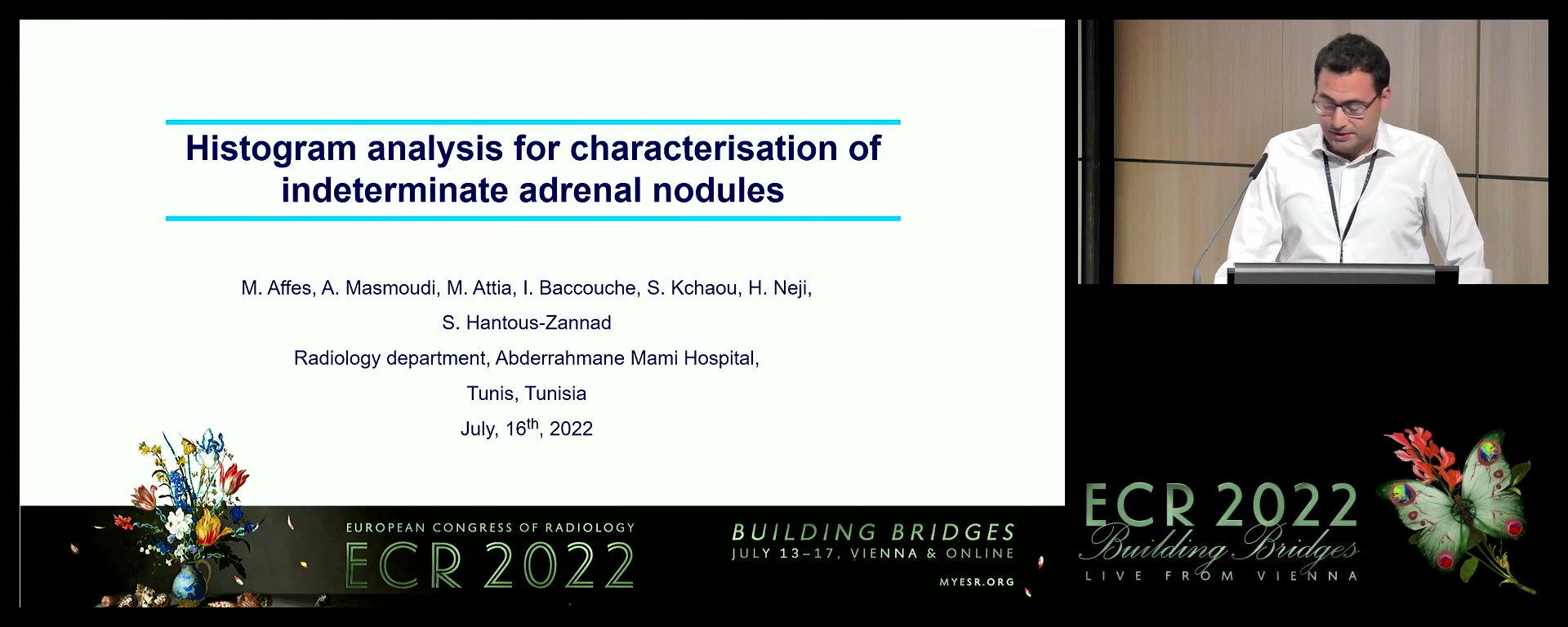 Histogram analysis for characterisation of indeterminate adrenal nodules - Abdellatif Masmoudi, tunis / TN