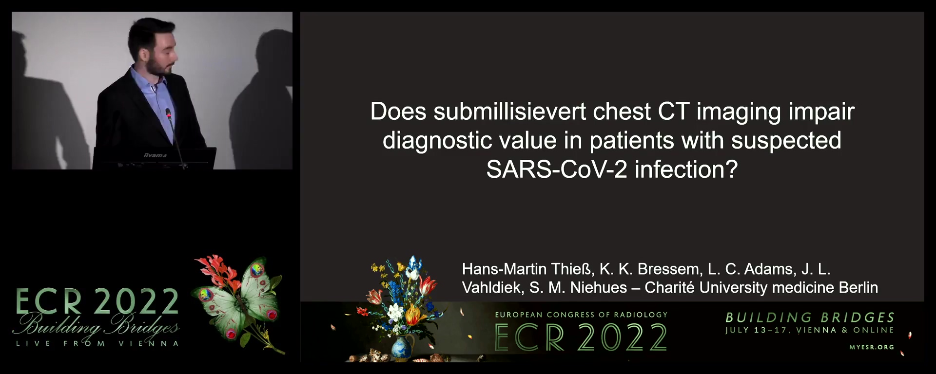 Does submillisievert chest CT imaging impair diagnostic value in patients with suspected SARS-CoV-2 infection - Hans-Martin Thieß, Berlin / DE