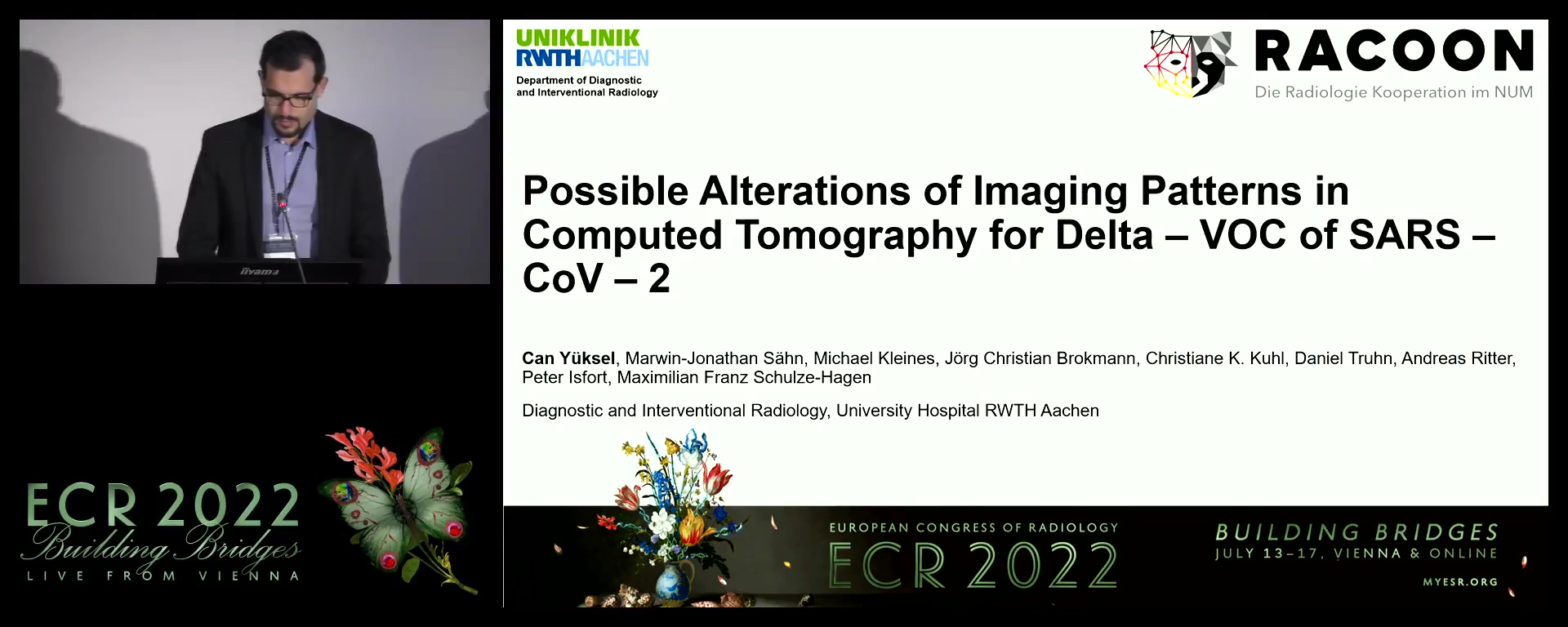 Possible alterations of imaging patterns in computed tomography for Delta-VOC of SARS-CoV-2 - Can Yueksel, Aachen / DE