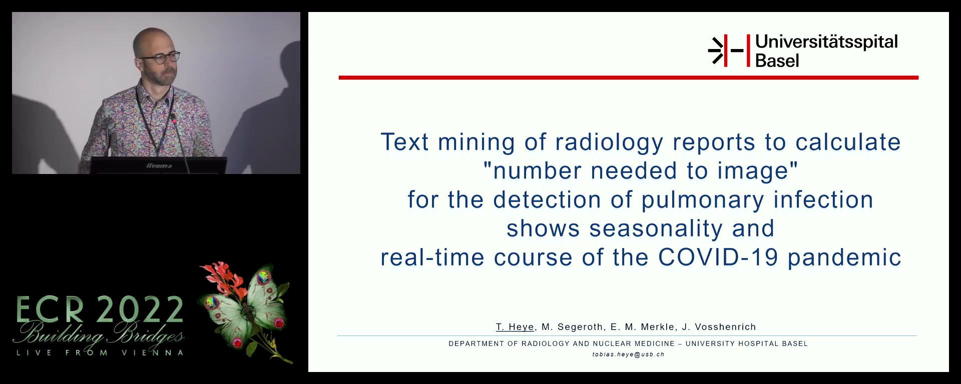 Text mining of radiology reports to calculate 