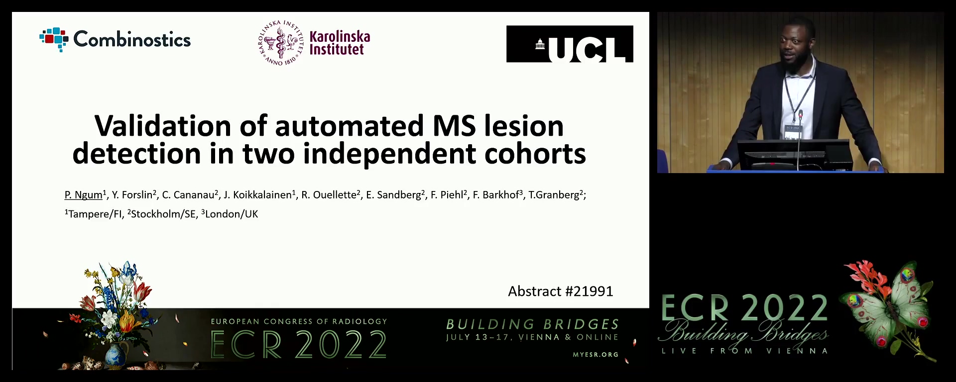 Validation of automated MS lesion detection in two independent cohorts - Peter Ngum, Turku / FI