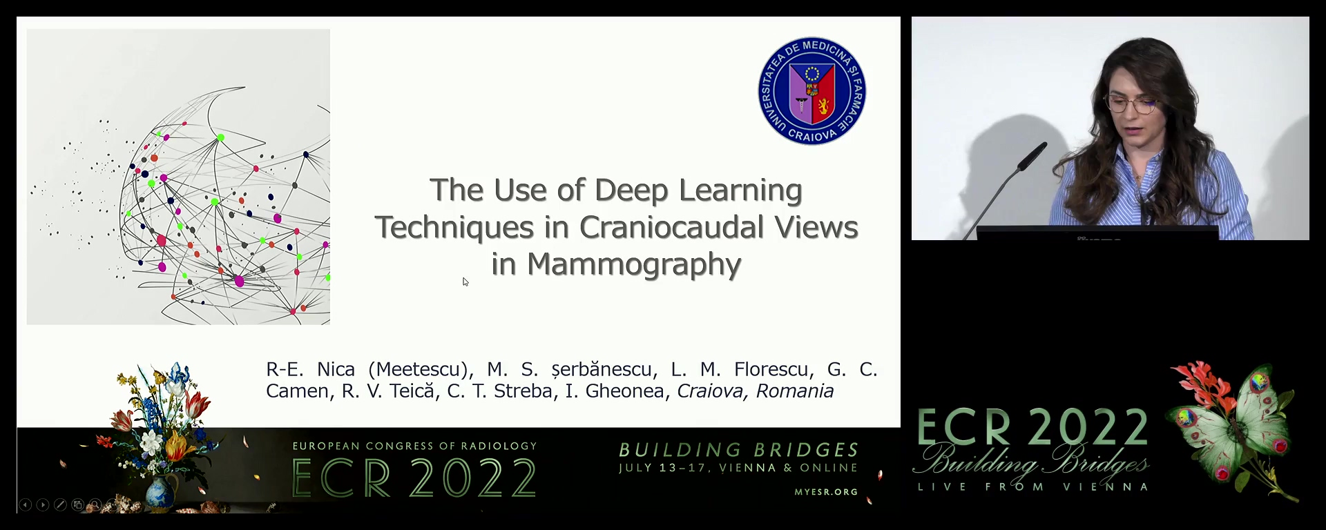The use of deep learning techniques in craniocaudal views in mammography - Raluca-Elena Meetescu, Craiova / RO