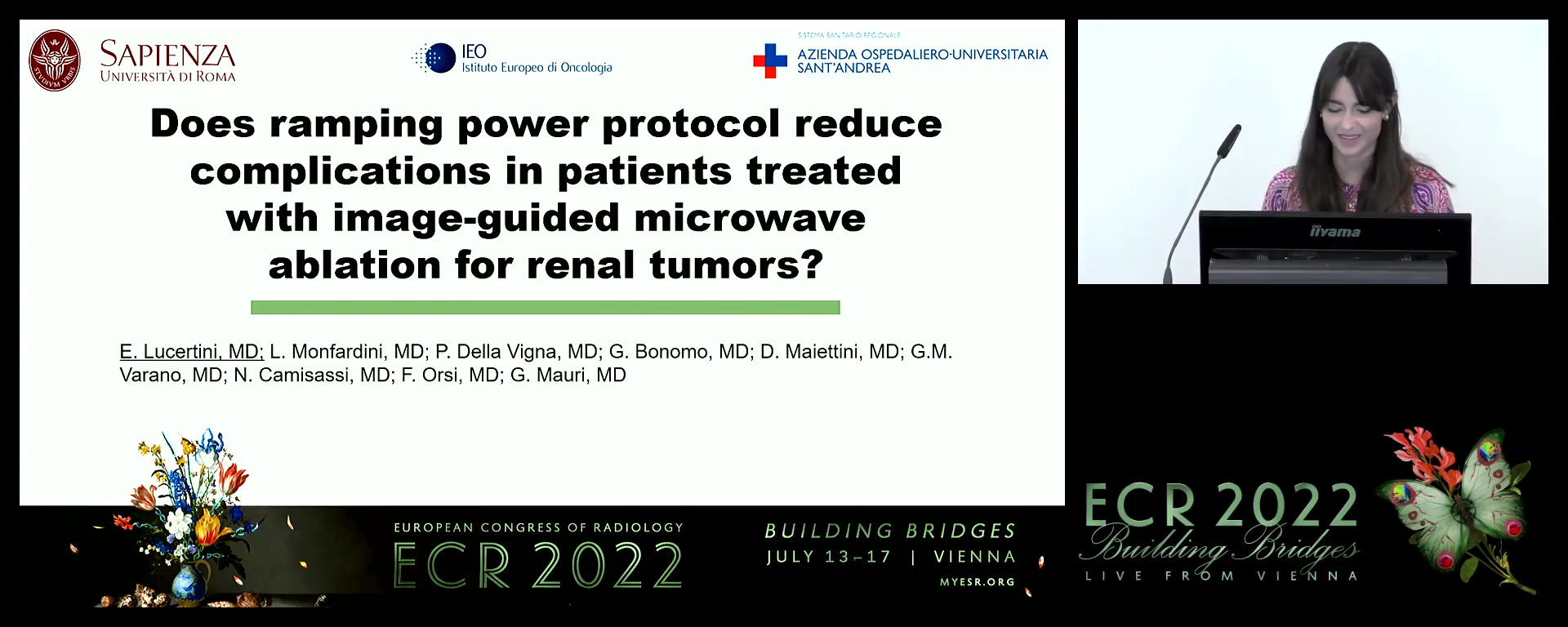 Does ramping power protocol reduce complications in patients treated with image-guided microwave ablation for renal tumours? - Elena Lucertini, Rome / IT