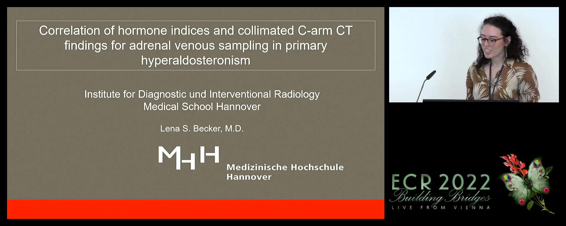Correlation of hormone indices and collimated C-arm CT findings for adrenal venous sampling in primary hyperaldosteronism - Lena Becker, Hannover / DE