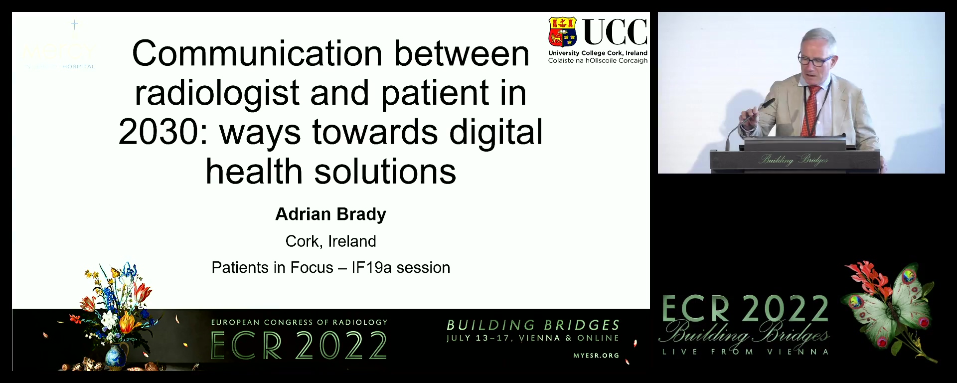 Introduction by the moderator - Adrian Brady, Cork / IE