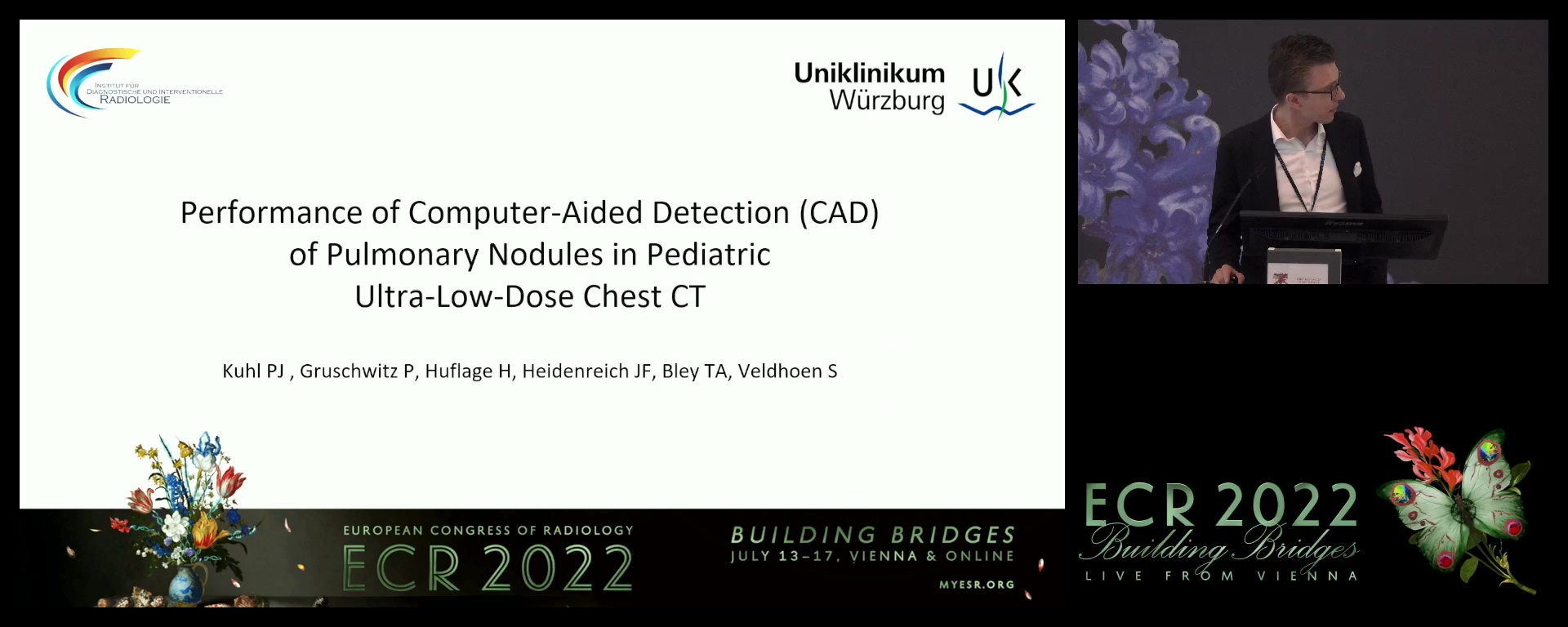 Performance and dose dependency of computer-aided detection (CAD) of pulmonary nodules in tin-filtered paediatric ultra low dose chest CT - Philipp Josef Kuhl, Würzburg / DE