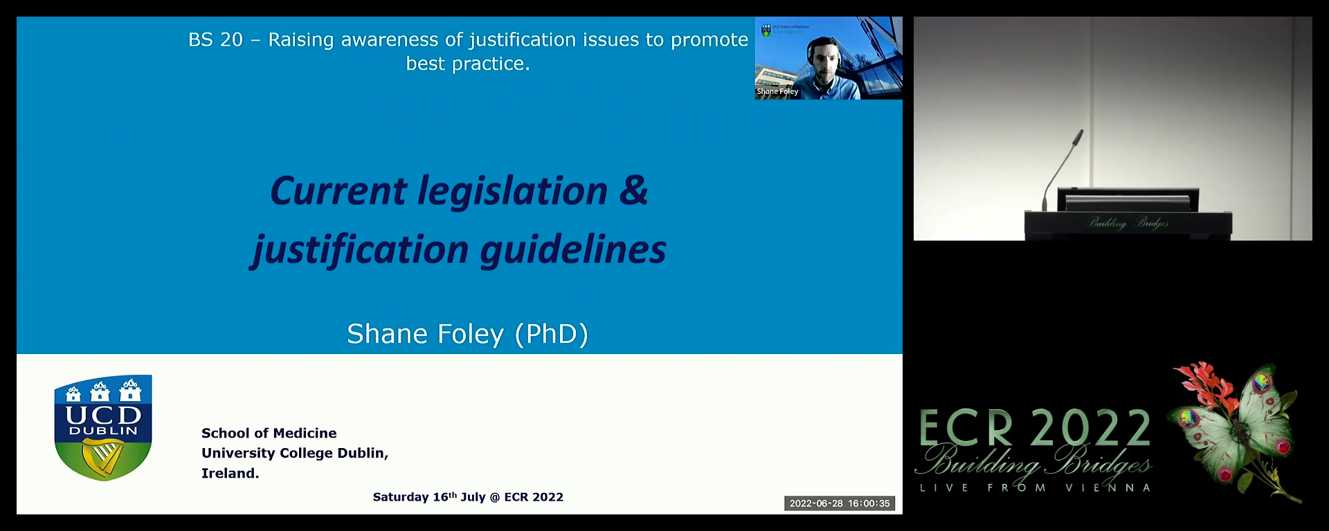 Current legislation and justification guidelines